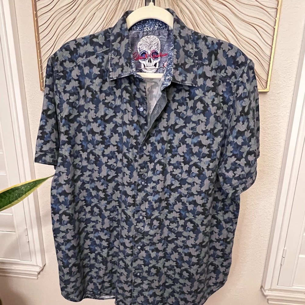 Robert Graham Men's short sleeve button down XL